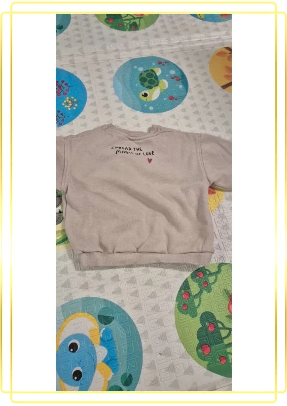 Pull beige pour bebe fille – photo 3